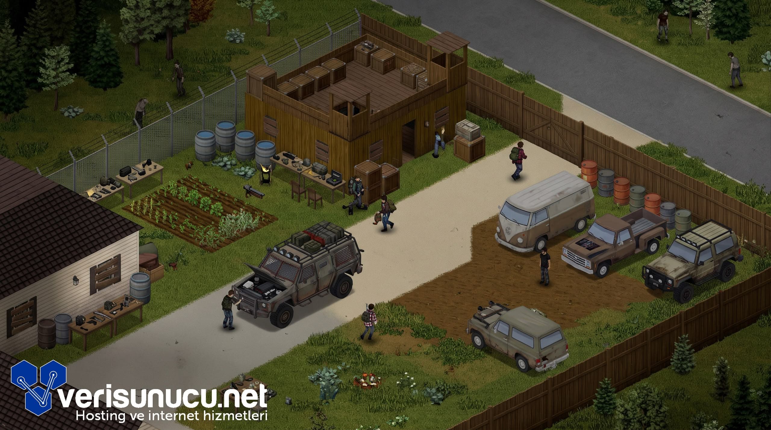 project zomboid modlu sunucu