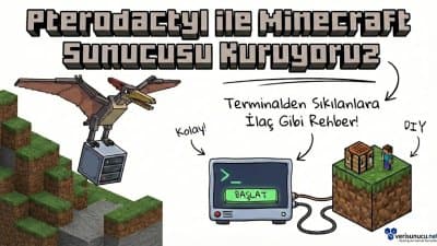 Pterodactyl ile Minecraft Sunucusu Kuruyoruz - Verisunucu